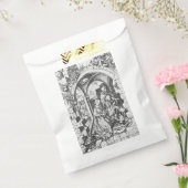 De geboorte van Jezus (door Martin Schongauer) Bedankzakje (Gezegeld)