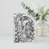 De geboorte van Jezus (door Martin Schongauer) Briefkaart (Staand voorkant)