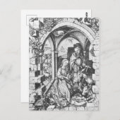 De geboorte van Jezus (door Martin Schongauer) Briefkaart (Voorkant / Achterkant)