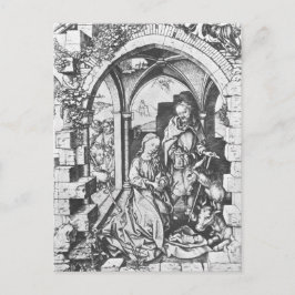 De geboorte van Jezus (door Martin Schongauer) Briefkaart