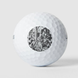 De geboorte van Jezus (door Martin Schongauer) Golfballen