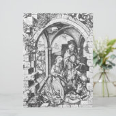 De geboorte van Jezus (door Martin Schongauer) Kaart (Staand voorkant)