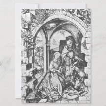 De geboorte van Jezus (door Martin Schongauer)
