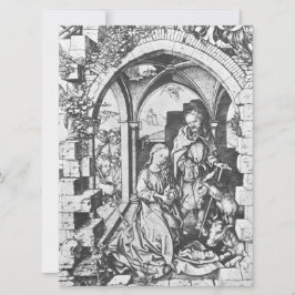 De geboorte van Jezus (door Martin Schongauer) Kaart
