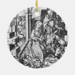 De geboorte van Jezus (door Martin Schongauer) Keramisch Ornament