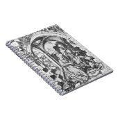 De geboorte van Jezus (door Martin Schongauer) Notitieboek (Rechterzijde)