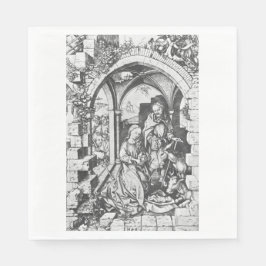 De geboorte van Jezus (door Martin Schongauer) Servet