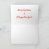 De geboorte van Jezus Feestdagen Kaart (Binnen)