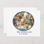 De geboorte van Jezus Kaart (Voorkant / Achterkant)