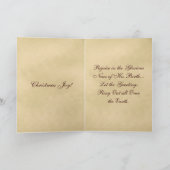 De geboorte van Jezus Kaart (Binnen)