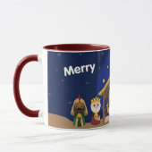 De geboorte van Jezus, Maria en Jozef Mok (Links)