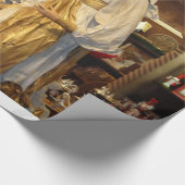 De geboorte van Jezus met Mary en Joseph Cadeaupapier (Hoek)