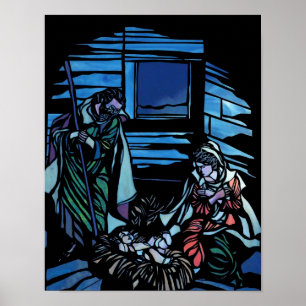 De geboorte van Jezus Poster