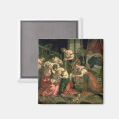De geboorte van John de Baptist, 1550-59 Magneet (Voorkant / Achterkant)
