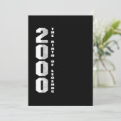 De geboorte van legende 2000 20 e geboorte-gift kaart (Staand voorkant)