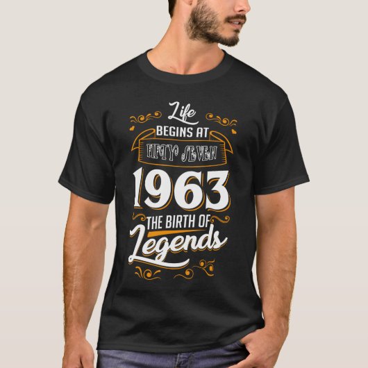 De geboorte van legenden 1963 t-shirt (Voorkant)