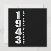 De geboorte van Legends 1943 77 e Birthday Gift Kaart (Voorkant)