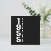 De geboorte van Legends 1955 65th Birthday Gift Kaart (Staand voorkant)