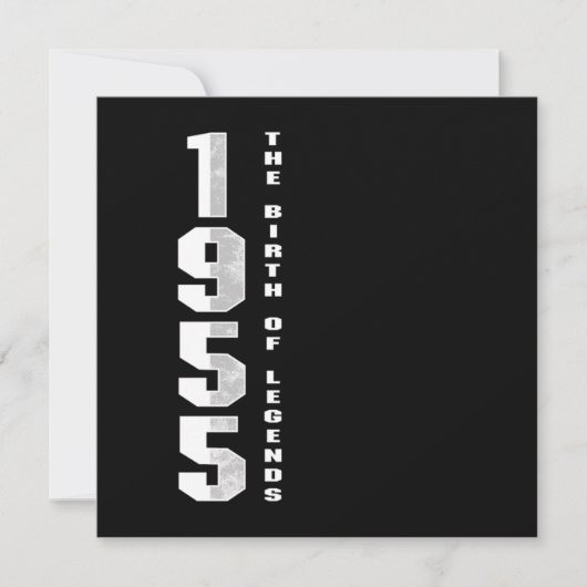 De geboorte van Legends 1955 65th Birthday Gift Kaart (Voorkant)