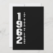 De geboorte van Legends 1962 58th Birthday Gift Kaart (Voorkant)