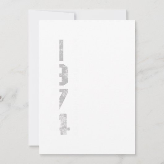 De geboorte van Legends 1974 46 e Birthday Gift Kaart (Voorkant)