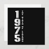 De geboorte van Legends 1975 45th Birthday Gift Kaart (Voorkant / Achterkant)