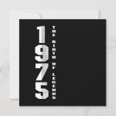 De geboorte van Legends 1975 45th Birthday Gift Kaart (Voorkant)