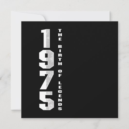 De geboorte van Legends 1975 45th Birthday Gift Kaart (Voorkant)