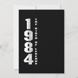 De geboorte van Legends 1984 36 th Birthday Gift Kaart