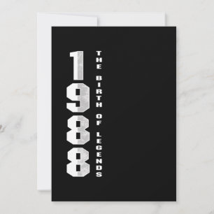 De geboorte van Legends 1988 32 e Birthday Gift Kaart