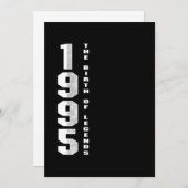 De geboorte van Legends 1995 25 th Birthday Gift Kaart (Voorkant / Achterkant)