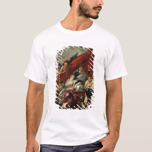 De geboorte van Louis XIII bij Fontainebleau T-shirt (Voorkant)