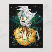 De geboorte van moeder aarde briefkaart (Voorkant)