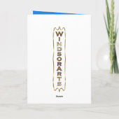 De geboorte van onze Heer - Geboorte Feestdagen Kaart (Achterkant)