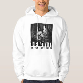 De geboorte van onze Heer Jezus Christus Kerstmis Hoodie