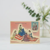 De geboorte van onze vlag briefkaart (Staand voorkant)