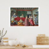 De geboorte van sint-janskruid (fresco) (zie el poster (Keuken)