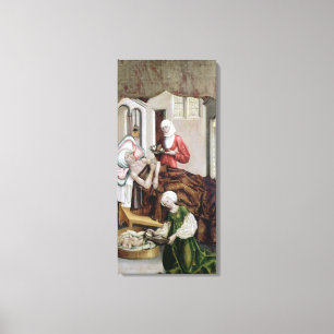 De geboorte van Sint-John de Baptist Canvas Afdruk