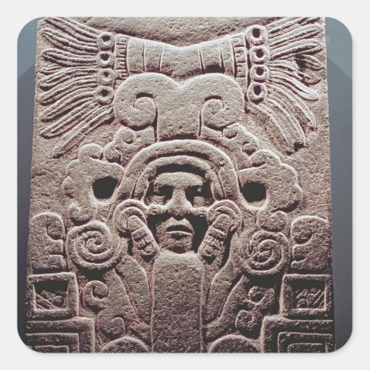 De geboorte van Topiltzin, 800-1100 Vierkante Sticker (Voorkant)
