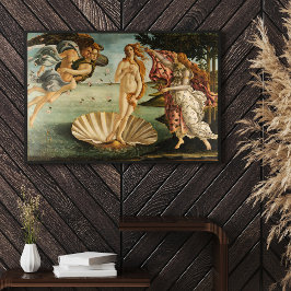De geboorte van Venus (1485-1486) Poster
