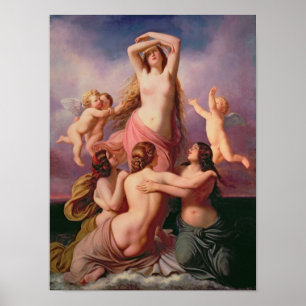 De geboorte van Venus, 1846 Poster
