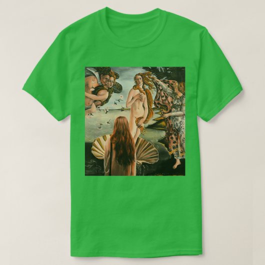 de geboorte van venus 22 t-shirt (Design voorkant)