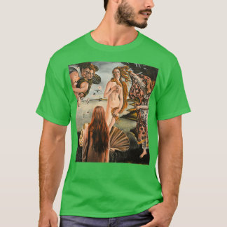 de geboorte van venus 22 t-shirt