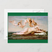 De geboorte van Venus - Alexandre Cabanel Briefkaart (Voorkant / Achterkant)