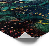 De geboorte van Venus Art Nouveau Fantasy Poster (Hoek)