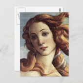 De geboorte van Venus (bijzonderheden) Briefkaart (Voorkant / Achterkant)