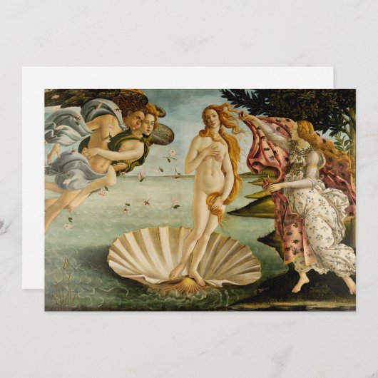 De geboorte van Venus | Botticelli (Voorkant / Achterkant)