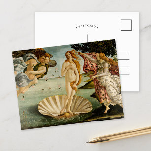 De geboorte van Venus   Botticelli Briefkaart