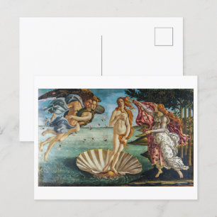 De geboorte van Venus   Botticelli   Briefkaart