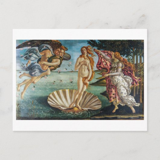 De geboorte van Venus | Botticelli | Briefkaart (Voorkant)